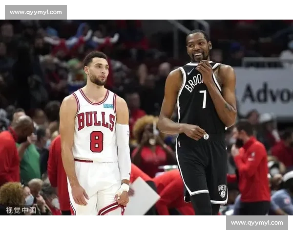 篮网主场迎战公牛,杜兰特和拉文对决,谁能笑到最后?